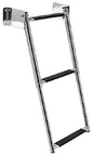 TELESCOPING TRANSOM MOUNT LADDER - STAINLESS STEEL (SEACHOICE)
