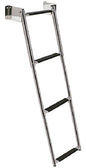 TELESCOPING TRANSOM MOUNT LADDER - STAINLESS STEEL (SEACHOICE)