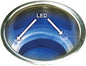 STAINLESS STEEL RECESSED DRINK HOLDER WITH LED LIGHT (SEACHOICE)