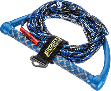 65' 3-SECTION WAKEBOARD ROPE WITH 15" HANDLE (SEACHOICE)