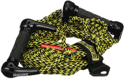 75' WATER SKI ROPE WITH DUAL 5-1/2" HANDLES (SEACHOICE)