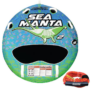 SEA-MANTA DECK TUBE w/TOW ROPE (SEACHOICE)