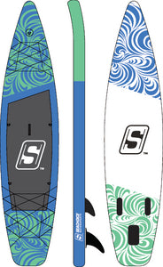 12' INFLATABLE STAND-UP PADDLE BOARD KIT (SEAACHOICE)