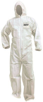 POLY DISPOSABLE COVERALLS WITH HOOD (SEACHOICE)