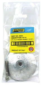 RUDDER & TRIM TAB ANODES WITH ALLEN SCREW (SEACHOICE)