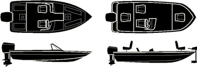 STERLING SERIES FISH & SKI & PRO-STYLE BASS - BOAT COVER (SEACHOICE)