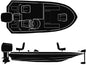 SEMI-CUSTOM WIDE BASS BOAT - BOAT COVER (SEACHOICE)