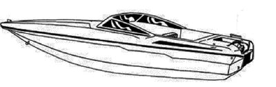SKI BOATS WITH LOW PROFILE WINDSHIELD (CARVER COVERS)