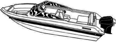 V-HULL RUNABOUTS WITH WINDSHIELD & HAND or BOW RAILS – (Including Eurostyle) (CARVER COVERS)