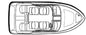 V-HULL RUNABOUT BOAT (CARVER COVER)