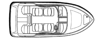 V-HULL RUNABOUT BOAT (CARVER COVER)