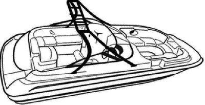 DECK BOAT WITH TOWER (CARVER COVERS)