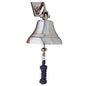 5" Nickel Bell w/ Navy Blue Lanyard
