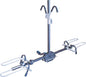 XTC 2 BIKE CARRIER (SWAGMAN)
