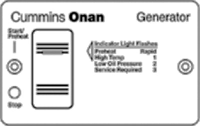 CONTROL PANEL FOR DIESEL GENERATORS (ONAN)