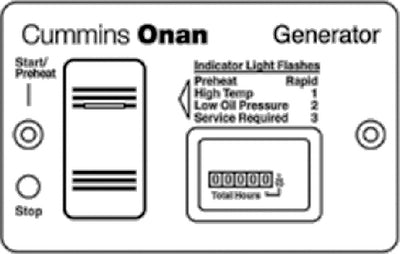 CONTROL PANEL FOR DIESEL GENERATORS (ONAN)