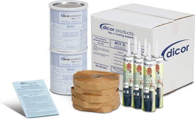 EPDM AND DIFLEX II TPO ROOF INSTALLATION COMPONENT KIT (DICOR)