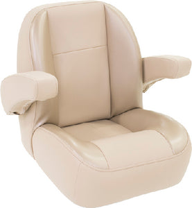 PLATINUM SERIES LOW BACK NON-RECLINING PONTOON SEAT W/ARMS (TAYLOR MADE)