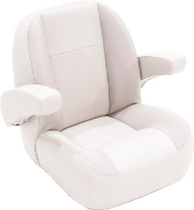 PLATINUM SERIES LOW BACK NON-RECLINING PONTOON SEAT W/ARMS (TAYLOR MADE)