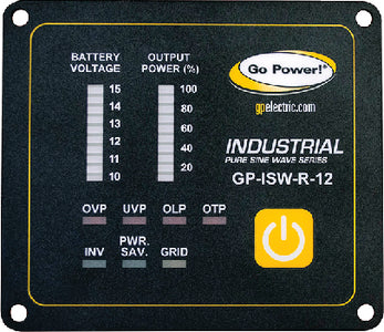INDUSTRIAL PURE SINE WAVE INVERTER REMOTE (GO POWER)
