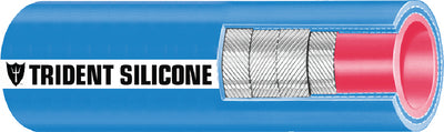 BLUE "VHT" SILICONE WET EXHAUST HOSE (TRIDENT HOSE)