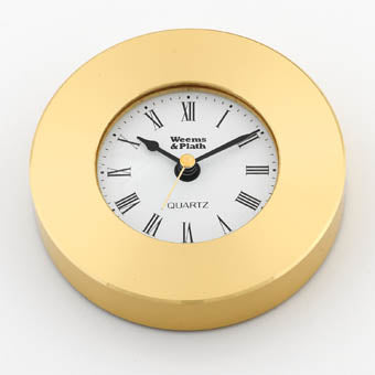 Brass Clock Chartweight UNITED STATES NAVY           (text and star printed in navy blue) HONOR,COURAGE,COMMITMENT