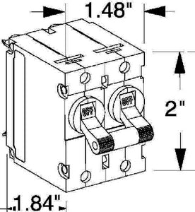 MAGNETIC DOUBLE POLE AC CIRCUIT BREAKERS (ANCOR)