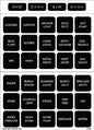 WATERPROOF SQUARE FORMAT LABEL KIT (BLUE SEA SYSTEMS)