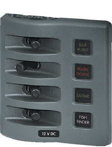 WEATHERDECK™ WATER RESISTANT SWITCH ONLY BREAKER PANEL (BLUE SEA SYSTEMS)