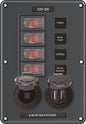 WATER-RESISTANT CIRCUIT BREAKER SWITCH PANEL (BLUE SEA)