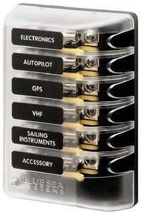 AGC/MDL ST GLASS FUSE BLOCK SYSTEM (BLUE SEA SYSTEMS)