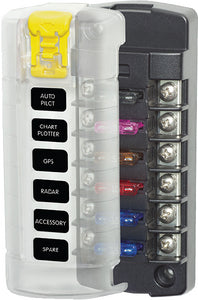 ST BLADE FUSE BLOCK WITH INDEPENDENT CIRCUITS (BLUE SEA SYSTEMS)