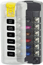 ST BLADE FUSE BLOCK WITH INDEPENDENT CIRCUITS (BLUE SEA SYSTEMS)
