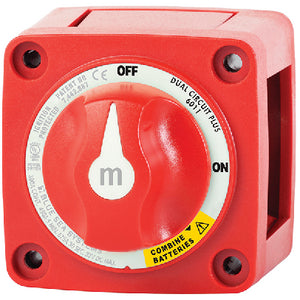 M SERIES DUAL CIRCUIT PLUS BATTERY SWITCH (BLUE SEA SYSTEMS)
