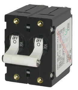 A-SERIES DOUBLE POLE AC/DC CIRCUIT BREAKER (BLUE SEA SYSTEMS)