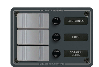 WATER RESISTANT DC FUSE PANELS (BLUE SEA SYSTEMS)