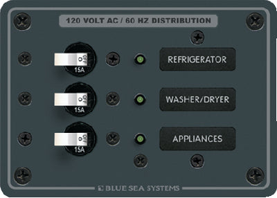 AC CIRCUIT BREAKER PANEL (BLUE SEA SYSTEMS)