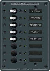 AC CIRCUIT BREAKER PANEL (BLUE SEA SYSTEMS)