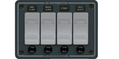 WATER RESISTANT DC FUSE PANELS (BLUE SEA SYSTEMS)