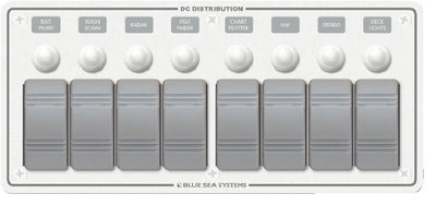 WATER RESISTANT DC CIRCUIT BREAKER PANELS (BLUE SEA SYSTEMS)