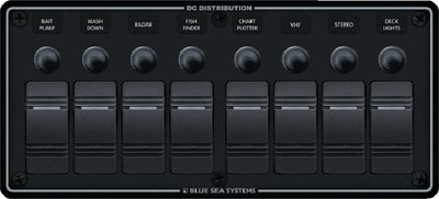 WATER RESISTANT DC CIRCUIT BREAKER PANELS (BLUE SEA SYSTEMS)