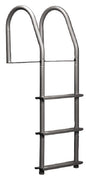 WELDED HEAVY DUTY ALUMINUM FIXED LADDER (DOCK EDGE)