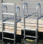 WELDED HEAVY DUTY ALUMINUM SLIDE UP LADDER (DOCK EDGE)