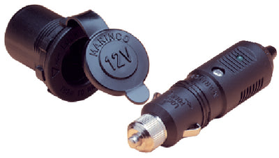 12 VOLT RECEPTACLE & PLUG (MARINCO)