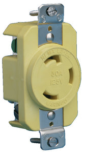 BOAT END 30A LOCKING RECEPTACLE (MARINCO)