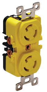 15 AMP LOCKING DUPLEX RECEPTACLE (MARINCO/GUEST/AFI/NICRO/BEP)