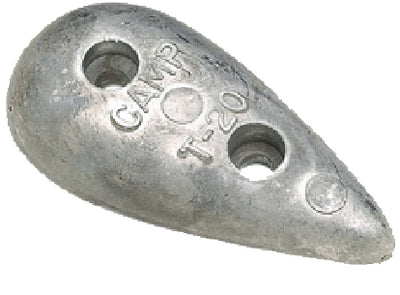 TEAR DROP HULL ANODES (CAMP ZINC)