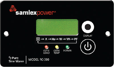 REMOTE CONTROL PANEL FOR PST SERIES INVERTERS (SAMLEXPOWER)
