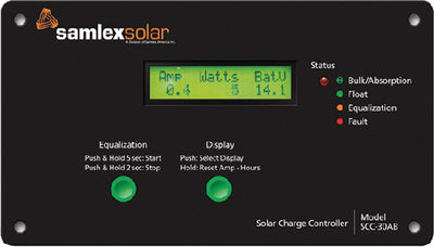 SOLAR CHARGE CONTROLLER (SAMLEXSOLAR)