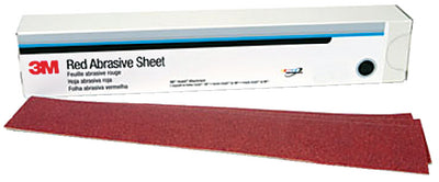 RED ABRASIVE HOOKIT™ SHEET (3M MARINE)